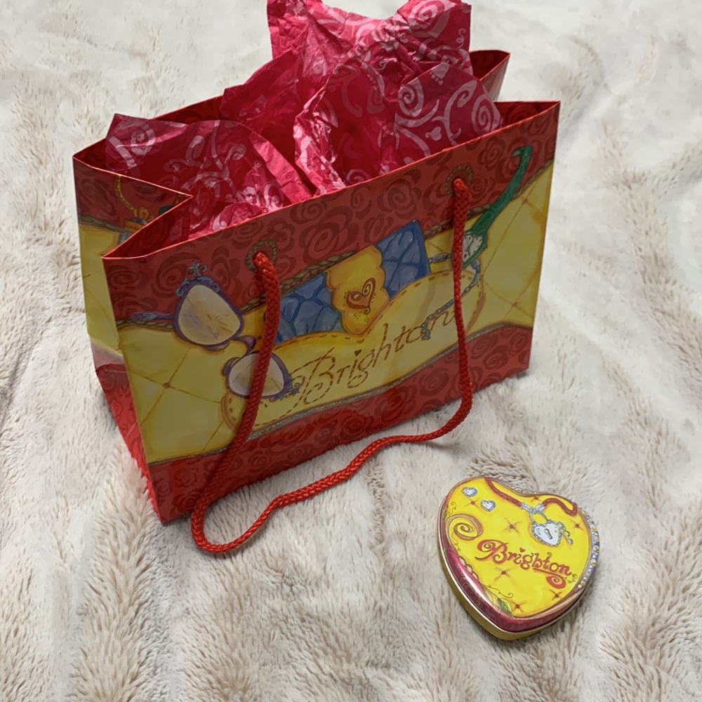 Brighton gift bag and heart case